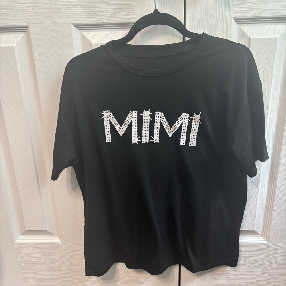 Black T-Shirt with MIMI Design